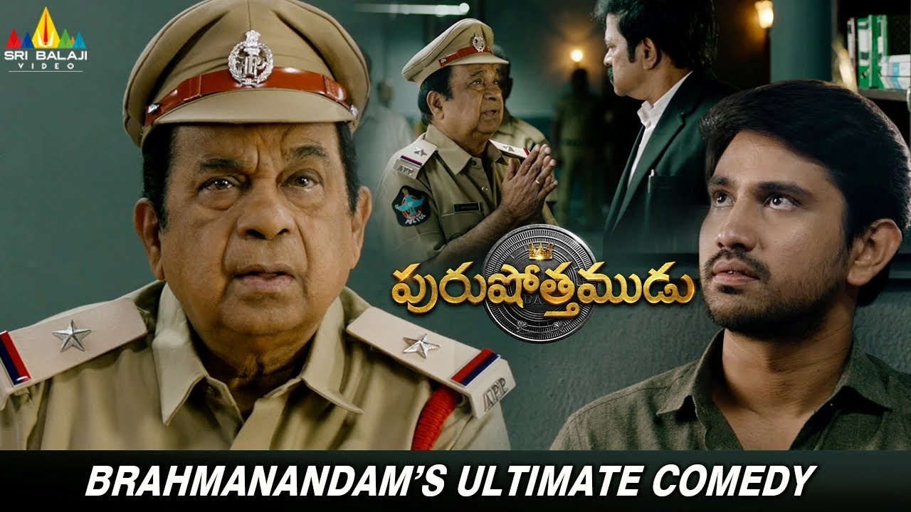 Brahmanandam's Ultimate Comedy in Police Station | Purushothamudu | Raj Tarun | Telugu Comedy Scenes