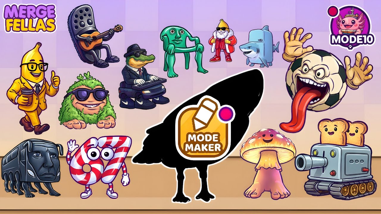 Merge Fellas Italian Brainrot 26 Maker Mode 10 Gameplay | NEW MODE – Reaching Max Level
