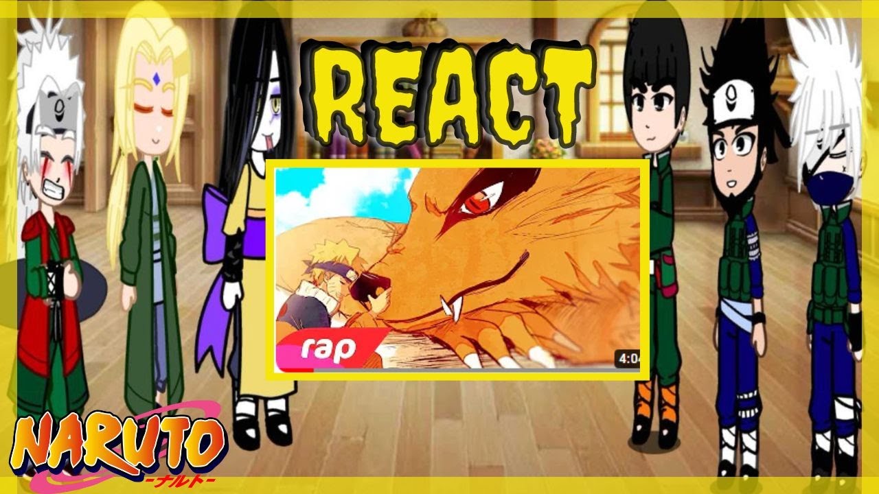jiraya reagindo ao rap Rap da Kurama 🦊jiraya react 🍥 TOP ANIMES