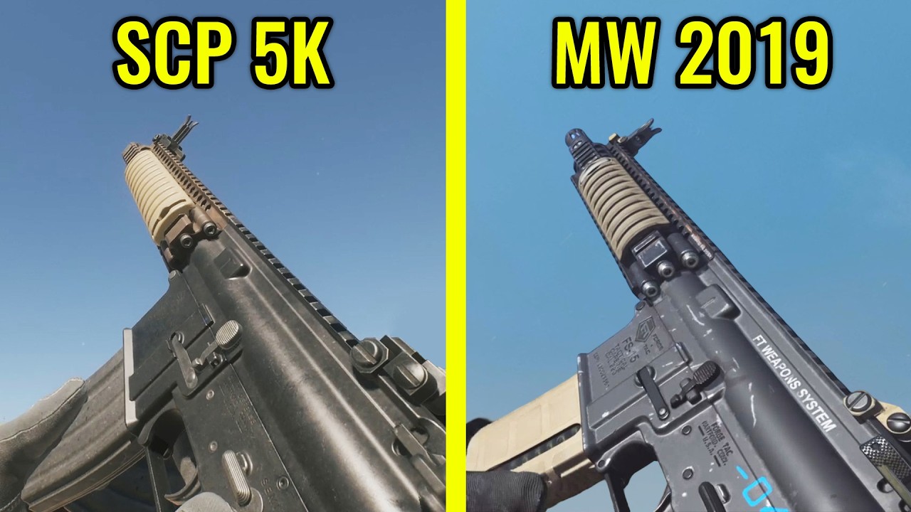SCP 5K vs Modern Warfare 2019 - Weapons Comparison