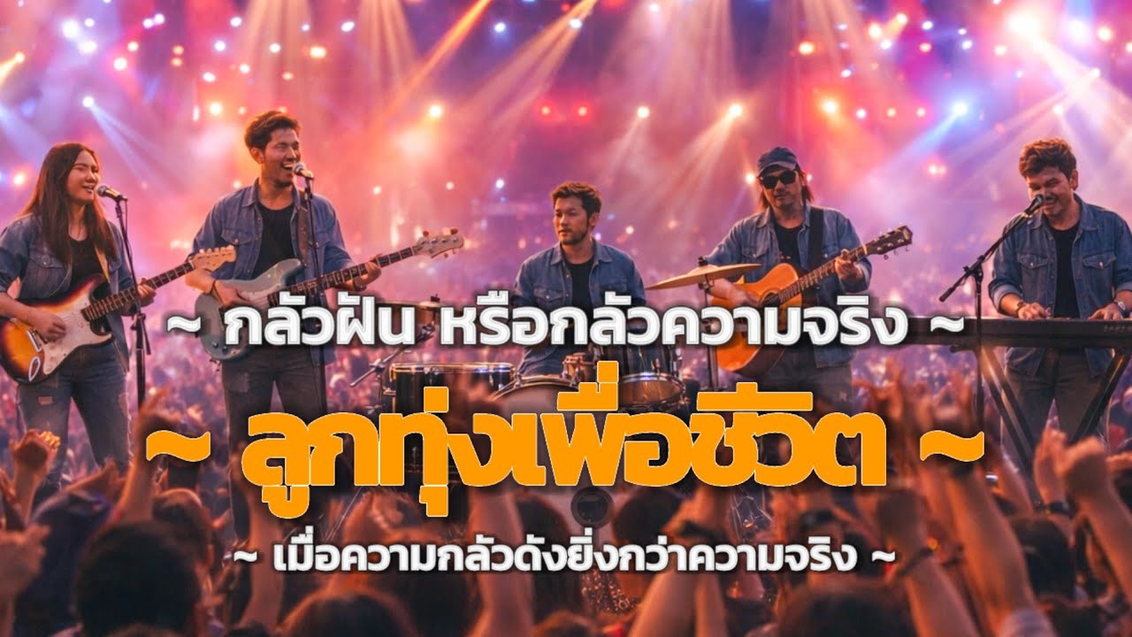กลัวฝัน หรือกลัวความจริง | ลูกทุ่งเพื่อชีวิต | พูดเรื่องสามัญสำนึก #LiveVersion #music #song