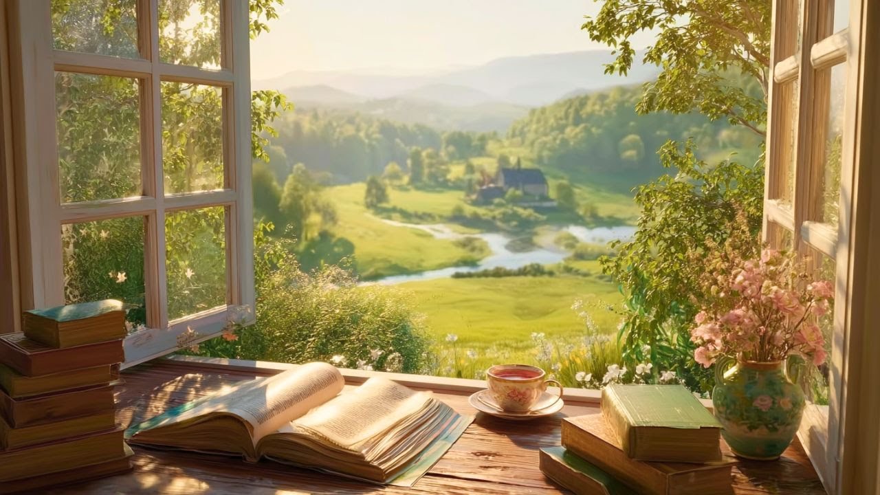 Spring's Gentle Embrace 🌸🌸 Birdsong and Breeze in a Quiet Country House to Soothe Your Soul