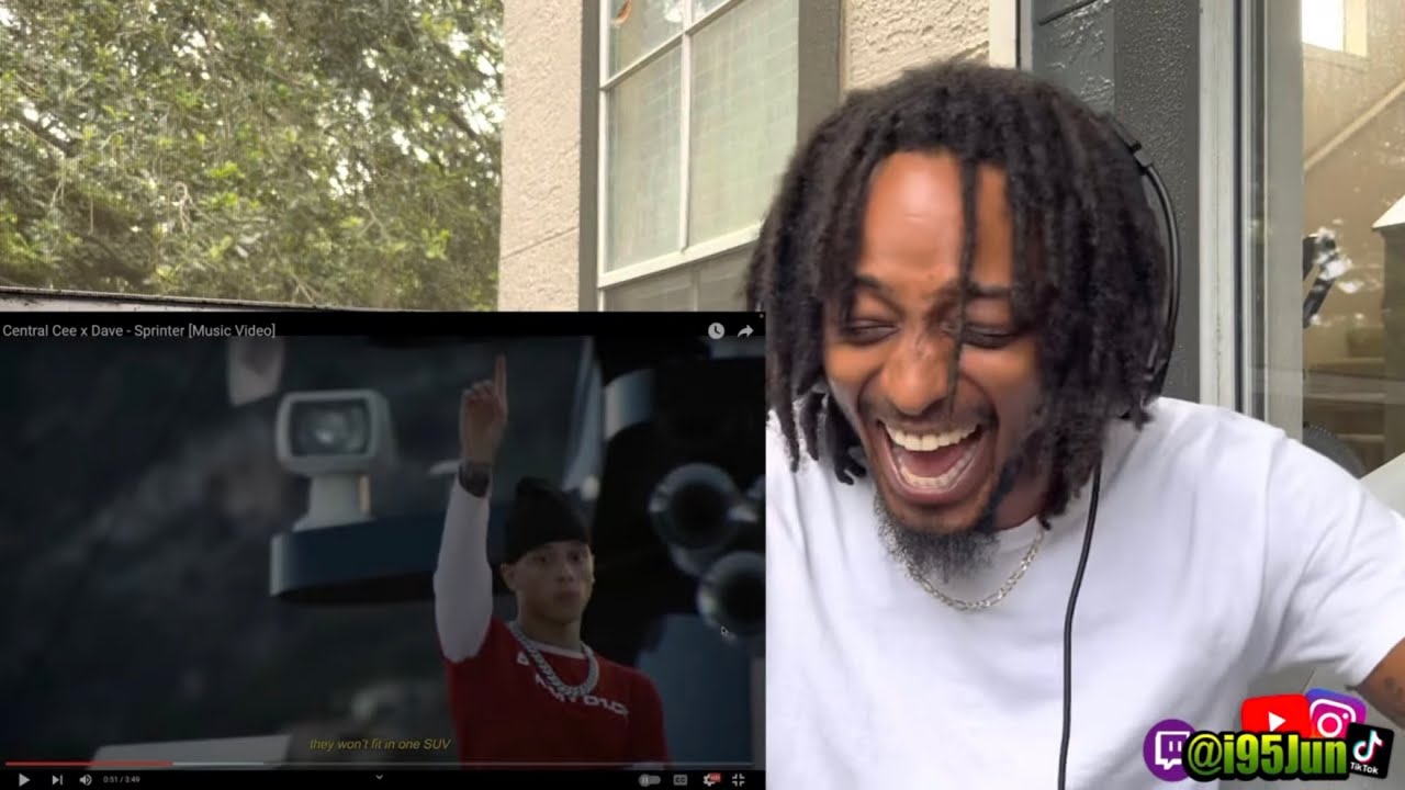 Central Cee x Dave - Sprinter [Music Video] | @i95jun REACTION