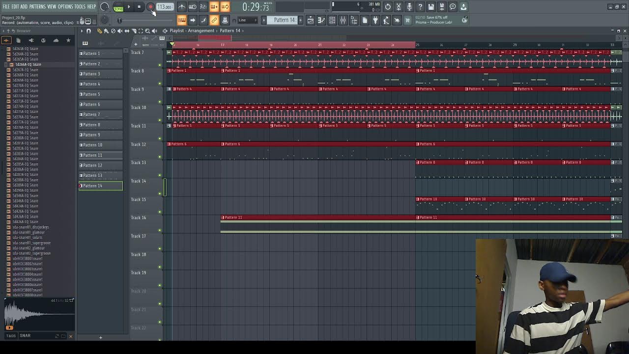 Studio session at Undisputed soul