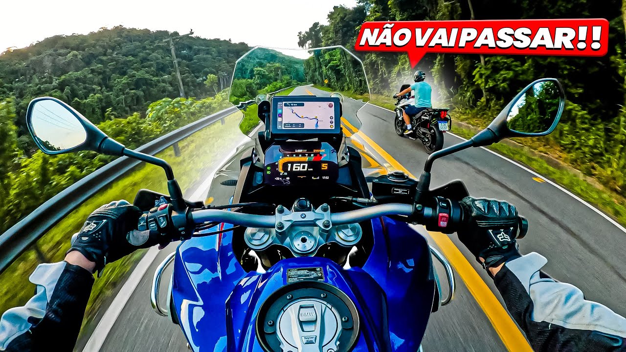 TIGER 800 ACELEROU NA ESTRADA DOS ROMEIROS!