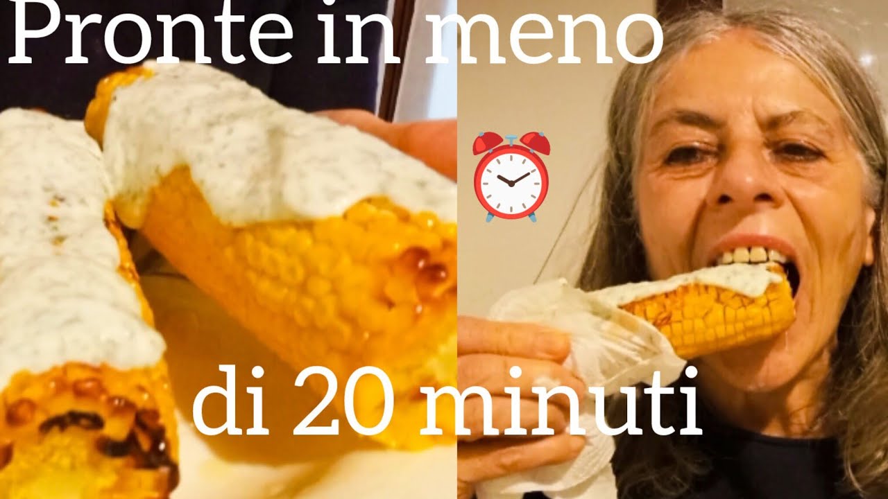 Pannocchie al cartoccio 🌽con salsa allo Skyr.Ricetta vegetariana ! 🌿
