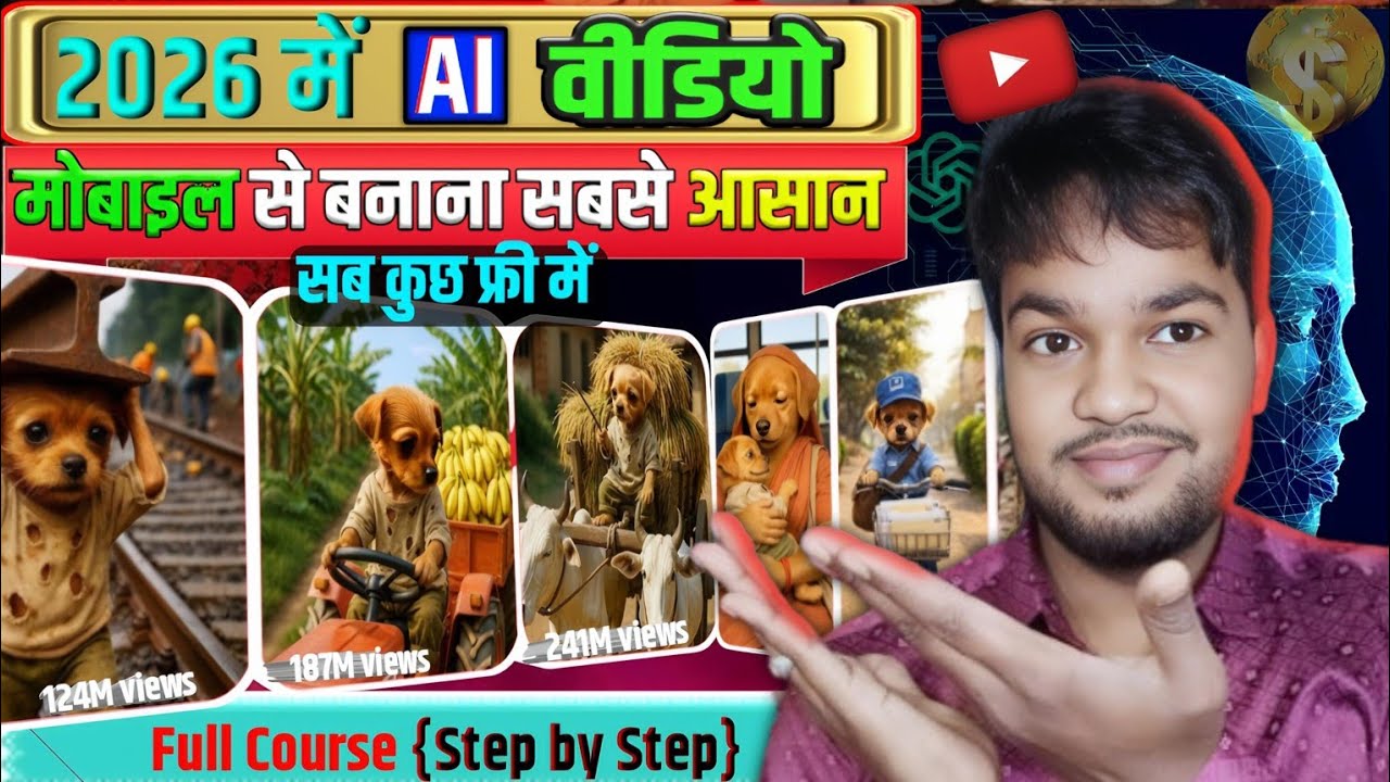 🚀2026 में AI Video बनाओ सबसे आसान तरीका से|Ai Video Kaise Banaye| AI Video Editting App 
