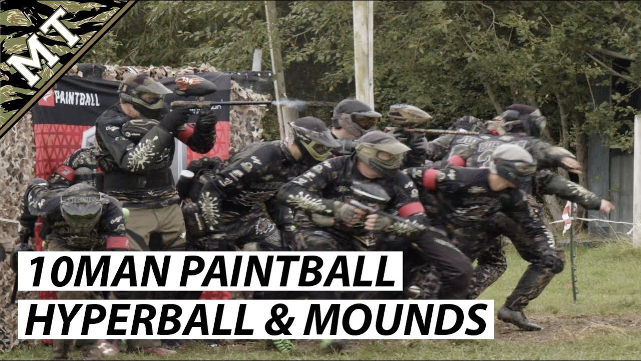 Mechanical 10man Classic Paintball ft. the Mayhem Tigers - Mounds and Hyperball action at the ECPL