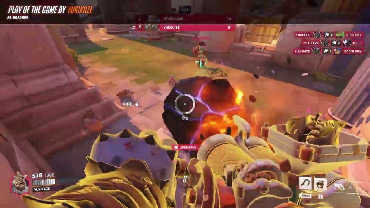 Roadhog Ult in the new mode is OP lmao.