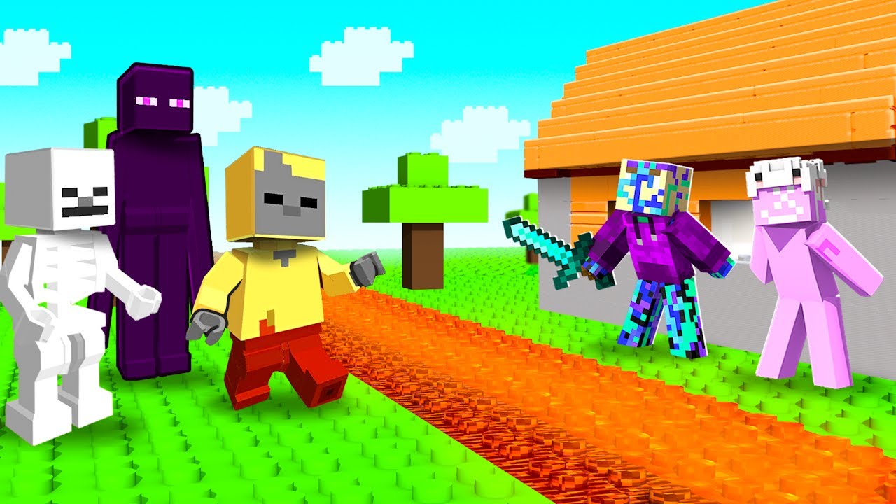 LEGO VS The Most Secure Minecraft House!