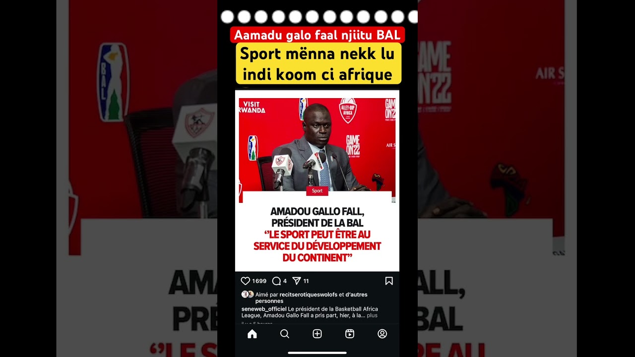 Sport et d&eacute;veloppement. #new #africa #pastef #art #africa #info #travel #motivation #shorts #sports