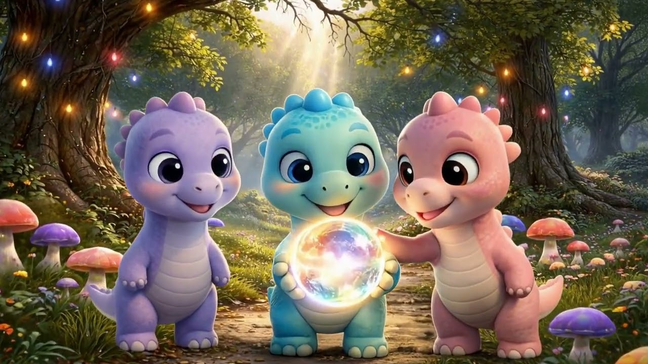 The Magic Crystal | A Dino Friendship Story 🦖✨ | Kids Cartoon