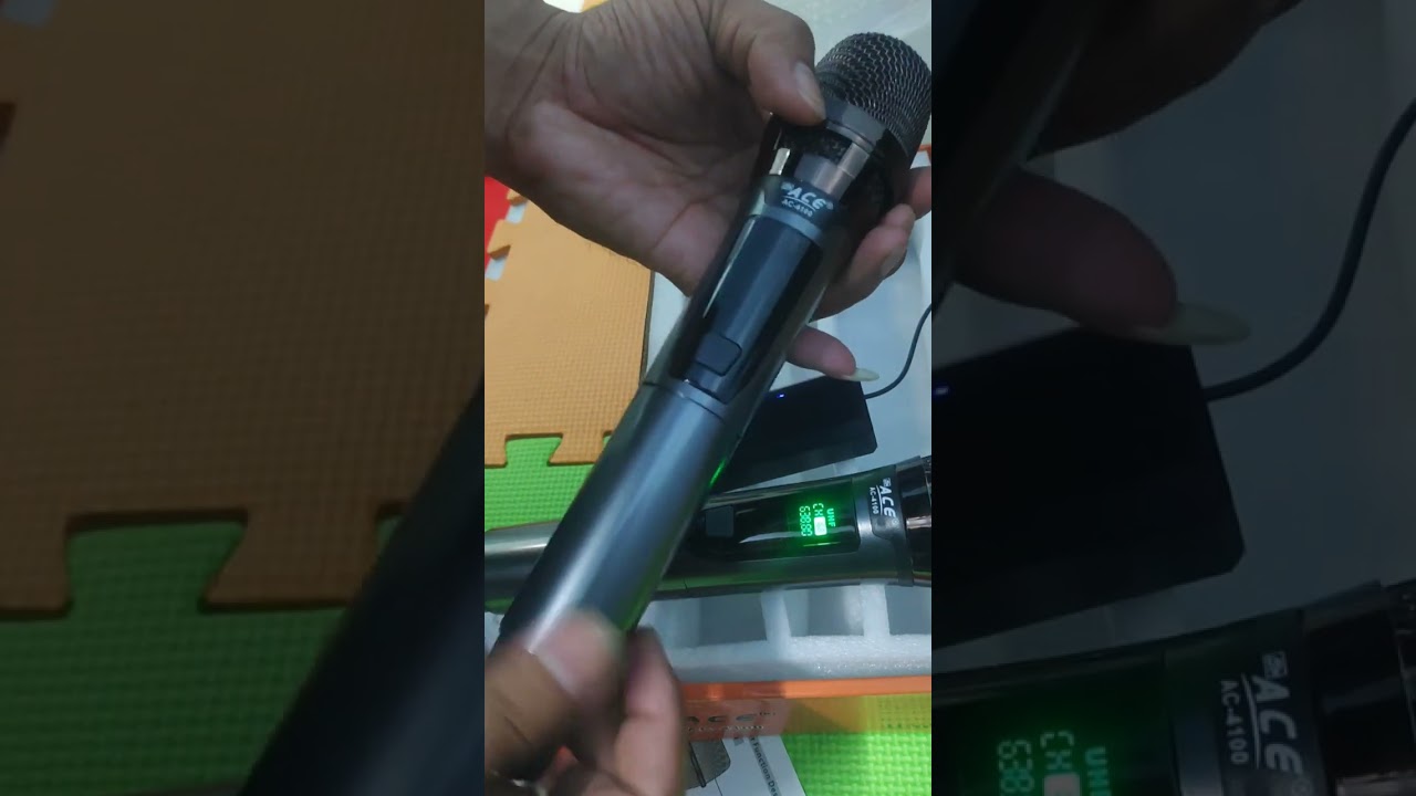 Unboxing and review ACE 4100 WIRELESS MICROPHONE