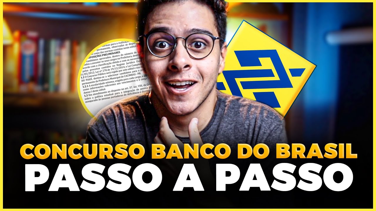 CONCURSO BANCO DO BRASIL 2025 l COMO ESTUDAR PASSO A PASSO