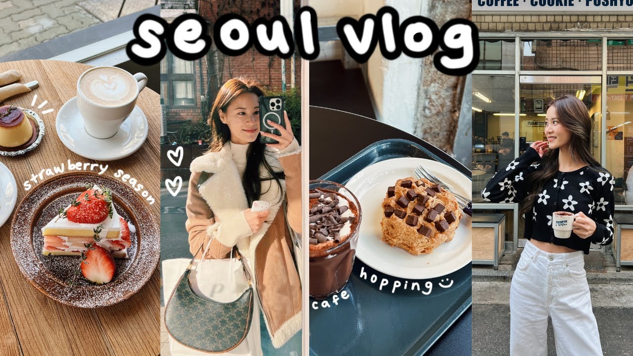 back in korea 🇰🇷 aesthetic cafes, honeycomb makgeolli, visiting my old office, daily life in seoul