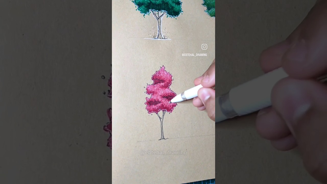 TREES Rendering tutorial ✍️🌳