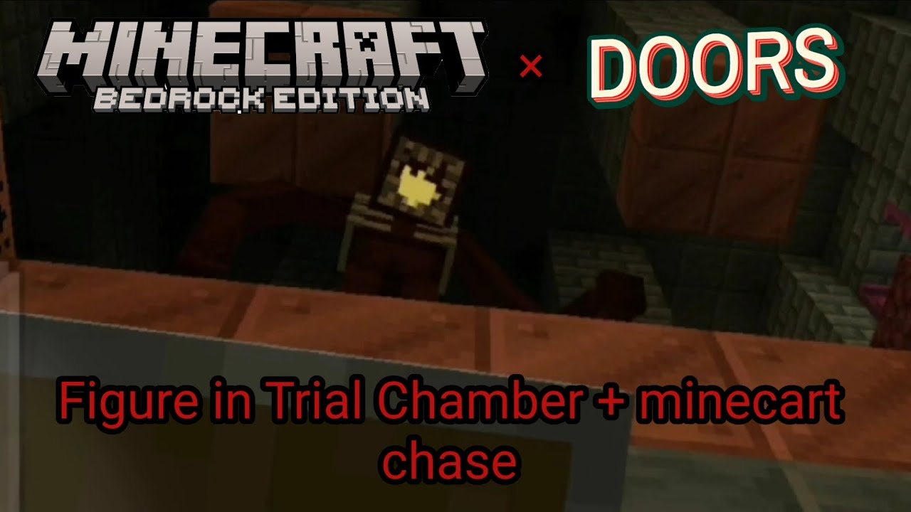 Doors Figure in Minecraft Trial Chamber! (Parody Doors the foundation)