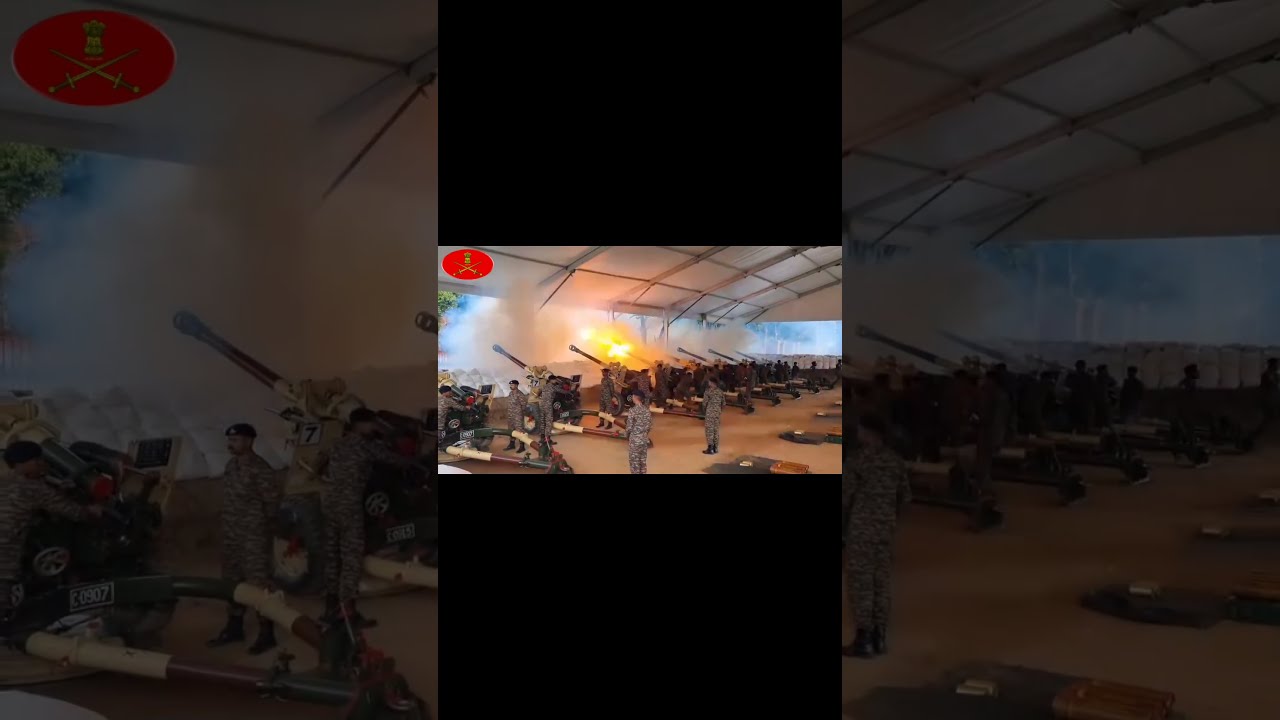 Independence Day 2024: 105mm Light Field Guns of 1721 Field Battery give traditional 21 Gun Salute