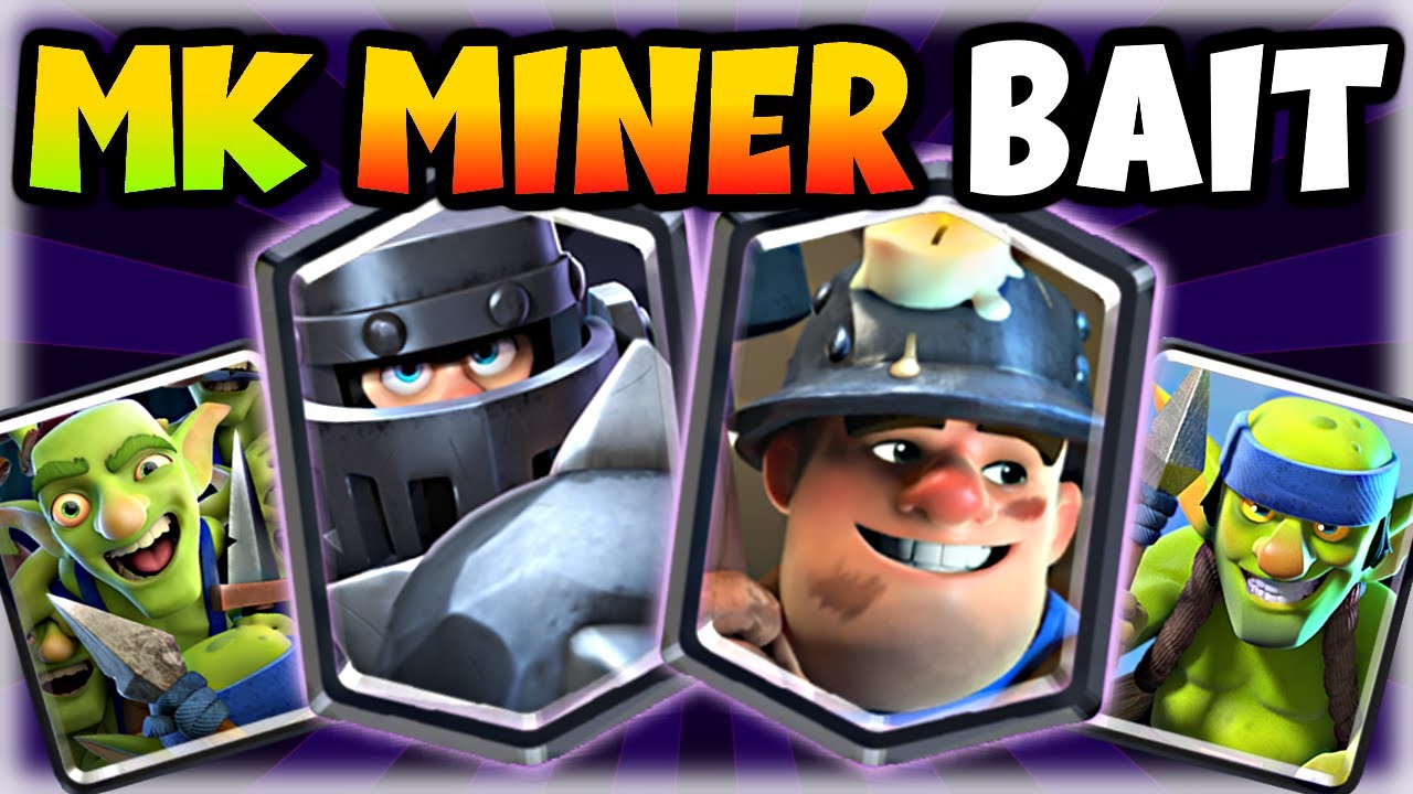 TOP MEGA KNIGHT MINER BAIT DECK IN CLASH ROYALE