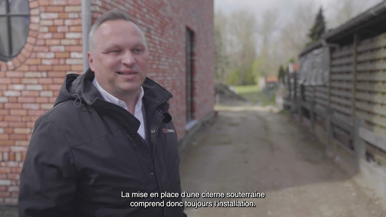 Installation d'une citerne à gaz souterraine par Primagaz