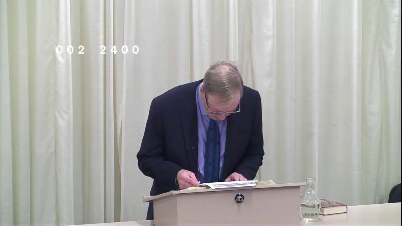 7th January 2026 (Bible Study) Peter Mackenzie