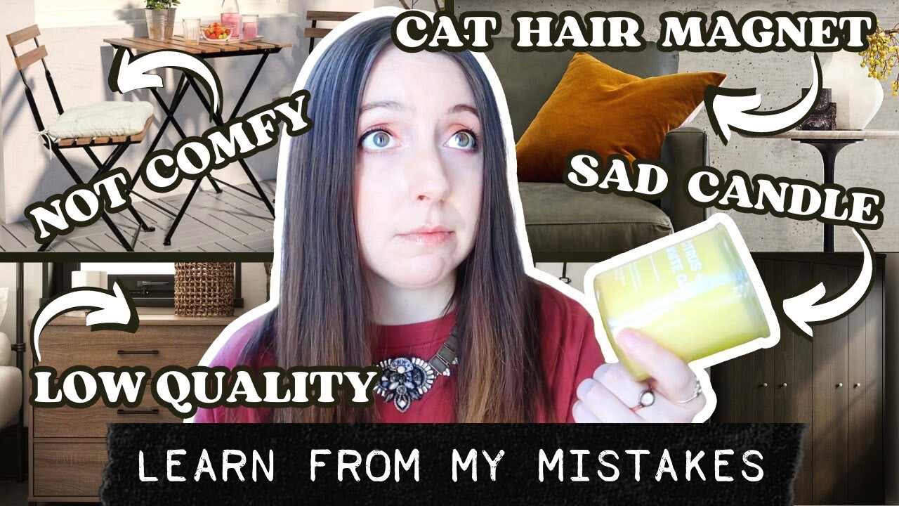 Apartment Decor and Furniture I REGRET Buying 😬 + Tips for Avoiding Decor Mistakes