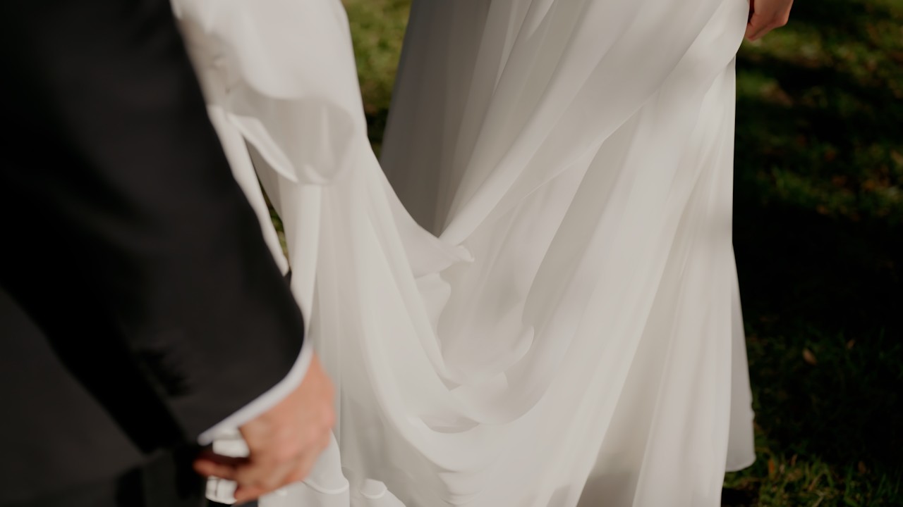 Elegant Backyard Wedding at a Private Estate in Winter Park | Sony FX3 | Sigma 28-45