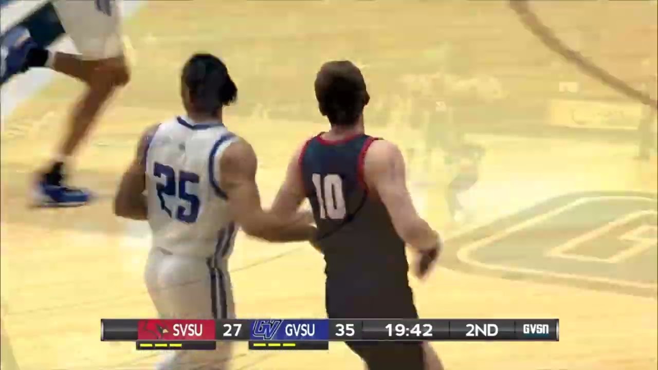Saginaw Valley St. vs Grand Valley State - Men's Basketball | GLIAC highlights