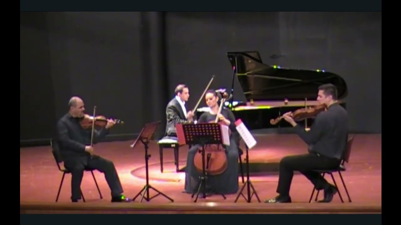 Con Aire de Tango by A.Cordelus - Piano Quartett, concert  live - Beyrouth - Lebanon