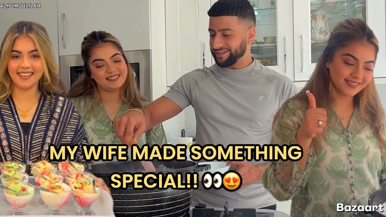 MY WIFE MADE SOMETHING SPECIAL!! 👀😍