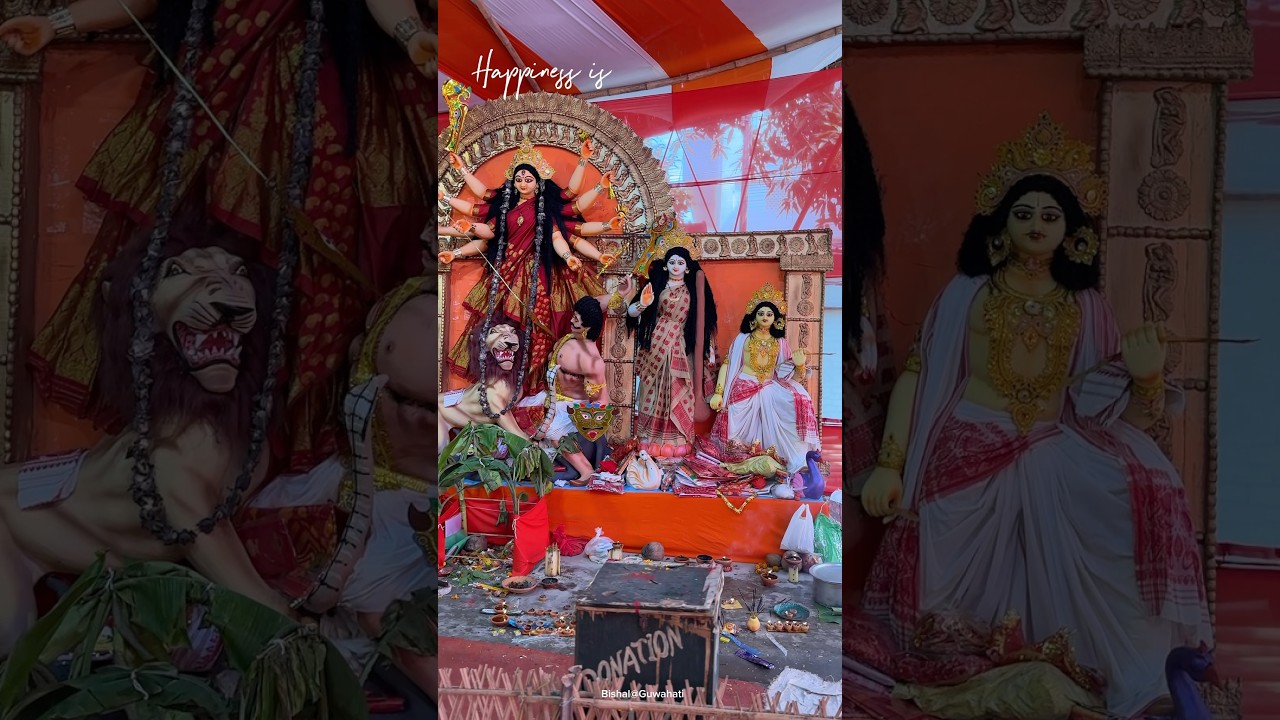 The Festival of Assam & WB🌸#durgapuja #durga #kolkata #guwahati #assam #festival #viralshorts #maa