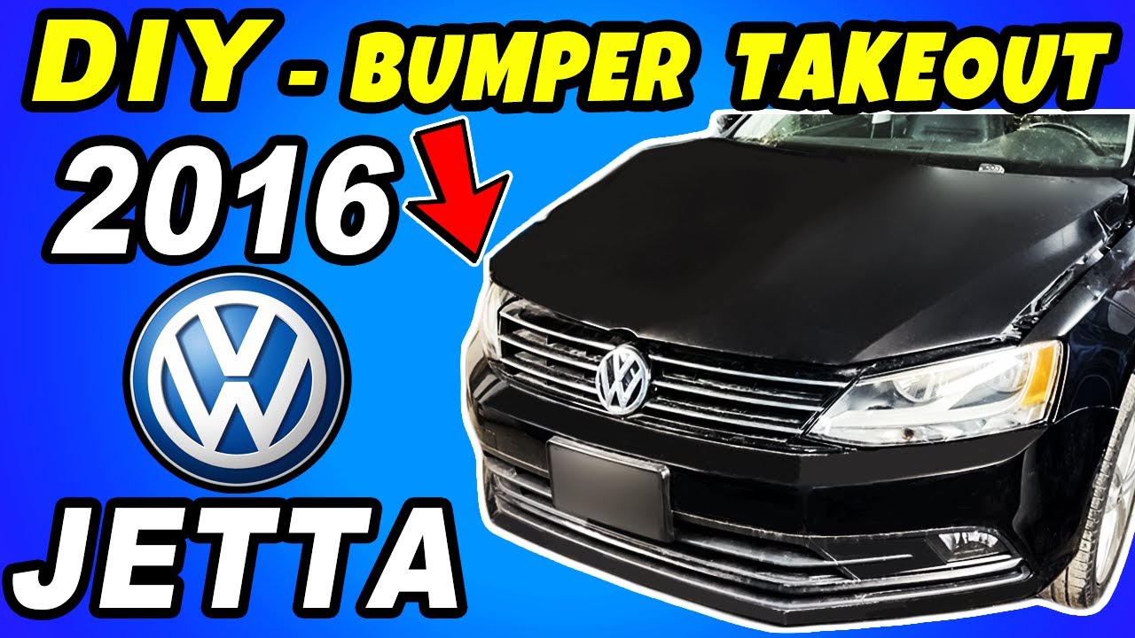 DIY: 2015 - 2016 - 2017 - 2018 Volkswagen Jetta Front Bumper Removal / Takeout - Any Bumper Takeout