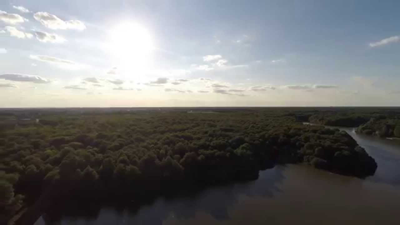 Drone DJI etang de la tour Rambouillet
