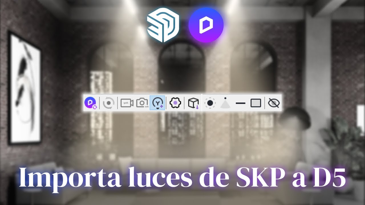 Cómo importar luces de SketchUp a D5 render