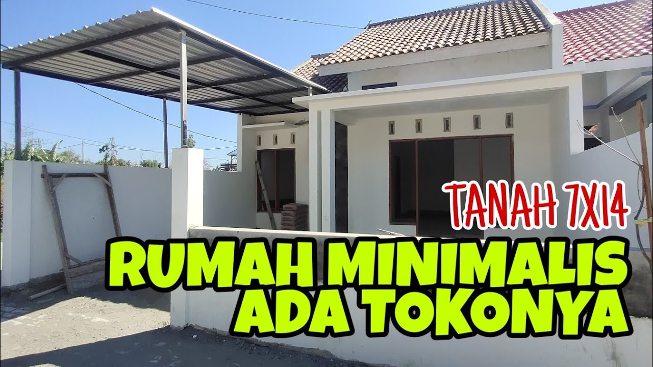 Rumah Minimalis dengan Tanah 7x14 Meter, Ada Toko