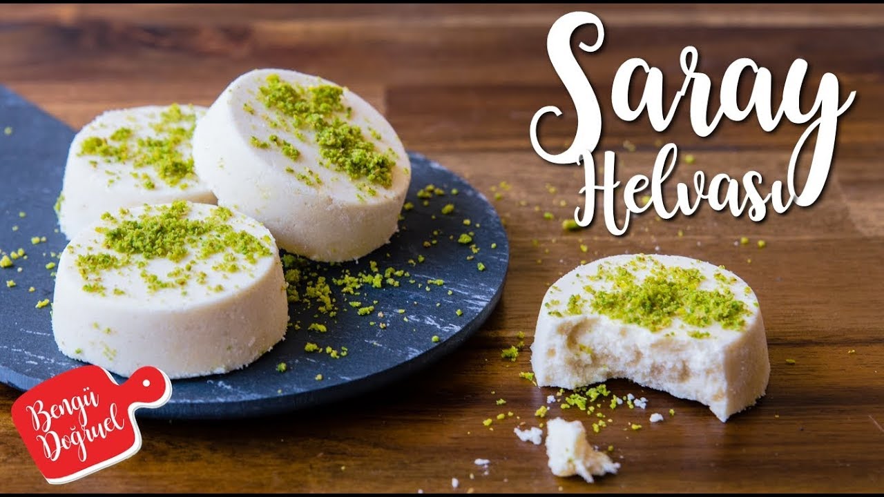Sadece 3 Malzeme ile  Saray Helvası Tarifi - MEŞHUR ÇEKME HELVA NASIL YAPILIR?