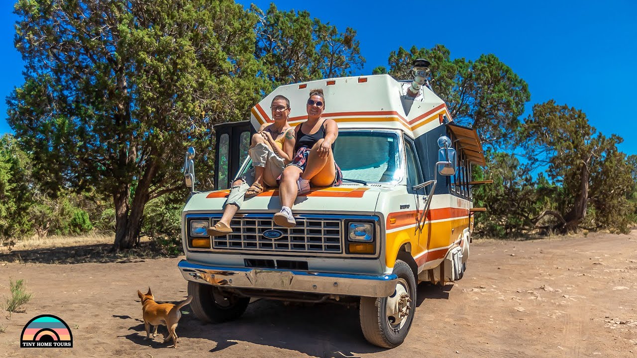 Adorably Thrifted DIY Shuttle Bus Recently Destroyed in a Fire