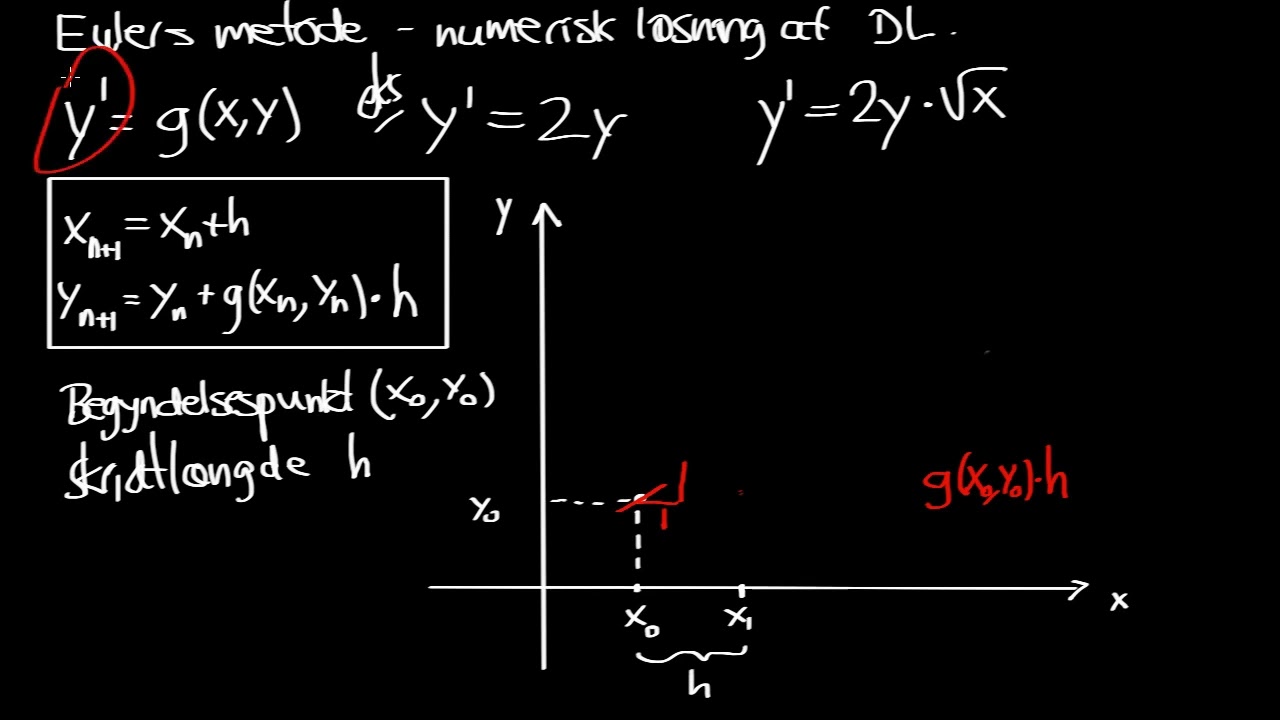 Eulers metode (princippet)