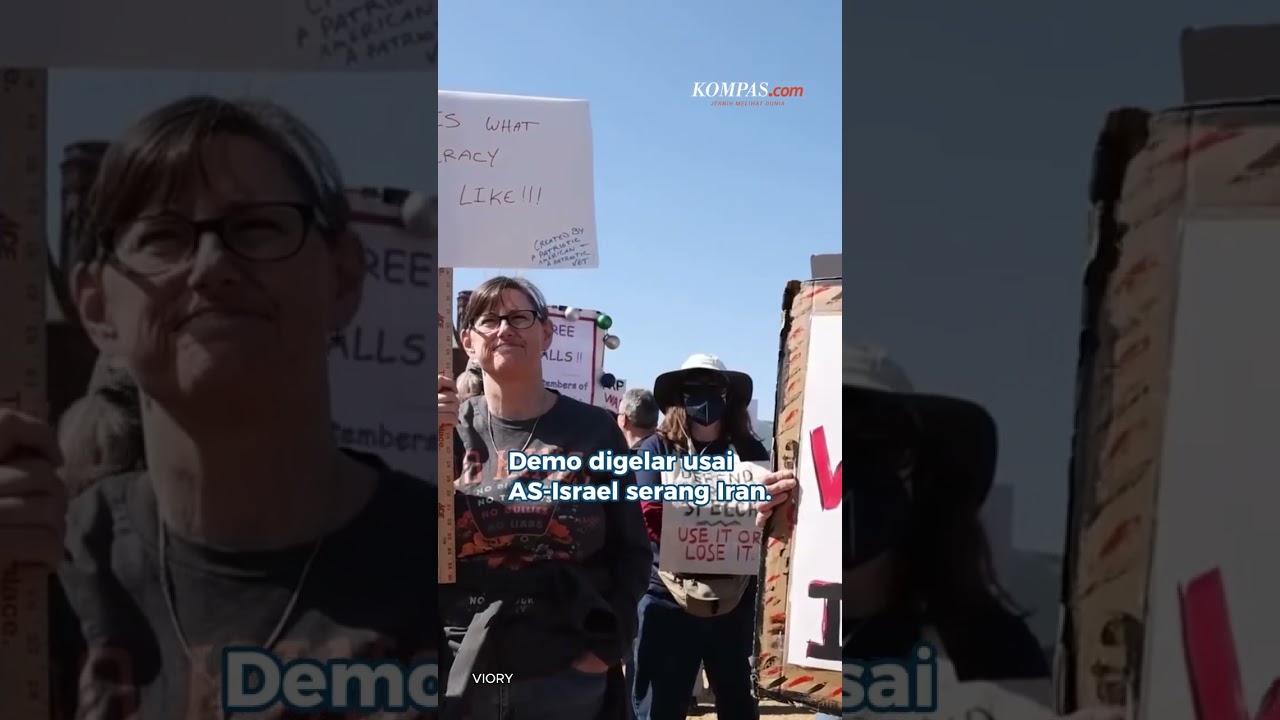 Di Depan Gedung Putih, Warga AS Minta Trump Dimakzulkan Usai Serang Iran