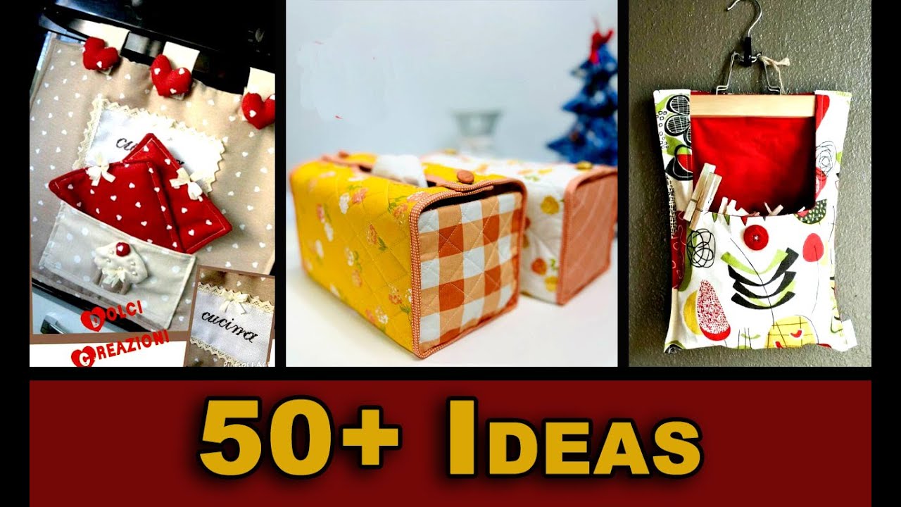 50+ Ideas for Easy Kitchen and Bathroom Sewing Projects