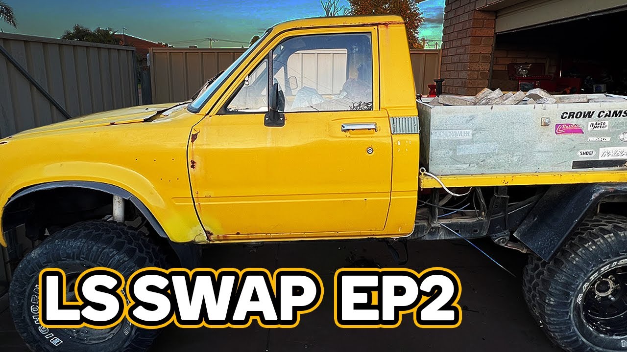 V8 Hilux Build Ep2 - LS1 - Toyota Truck / Toyota Pickup - RN46