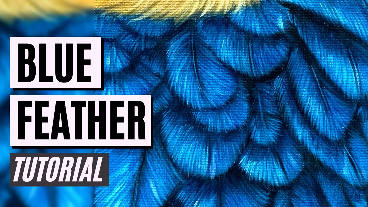 How to Paint PARROT Feathers EASILY