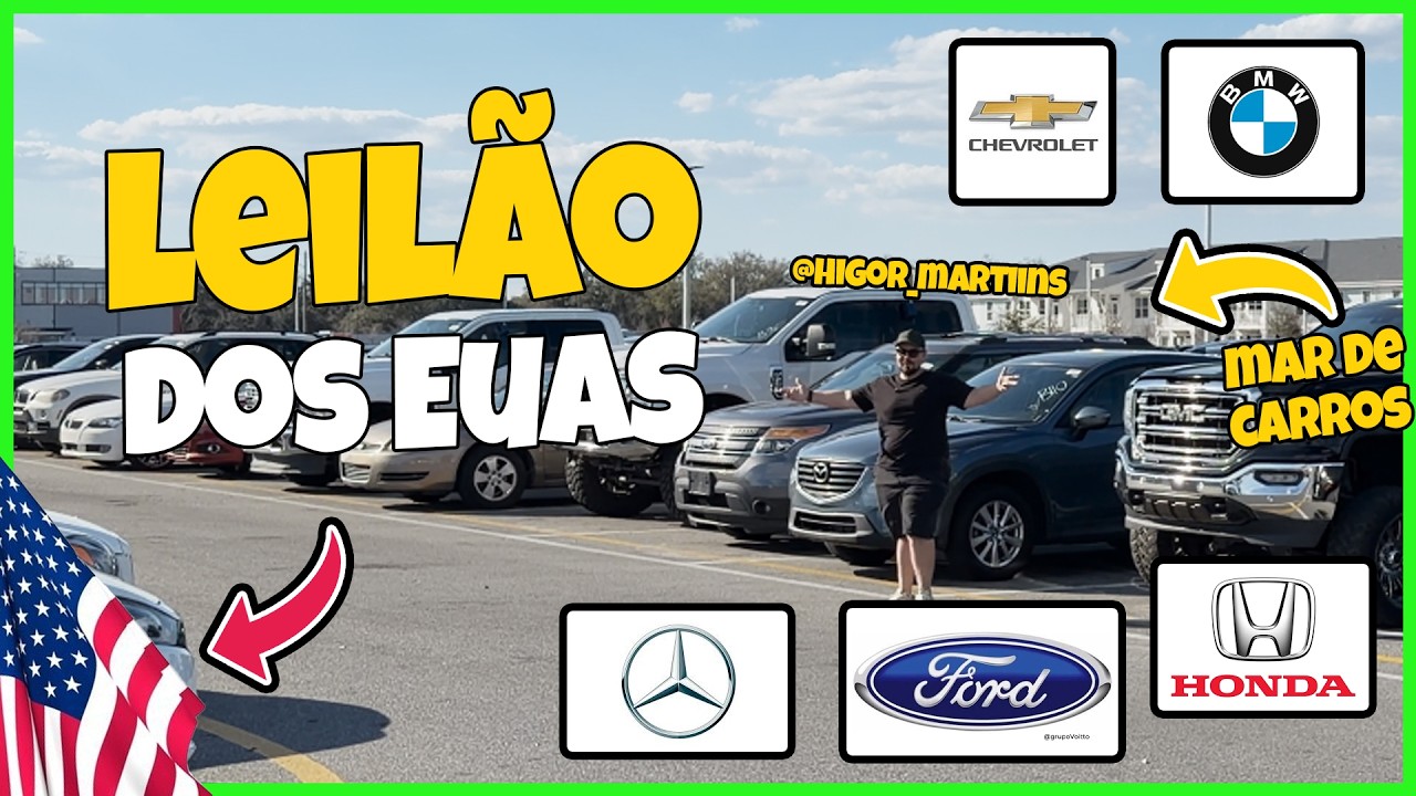 LEILÃO DE CARROS NOS ESTADOS UNIDOS