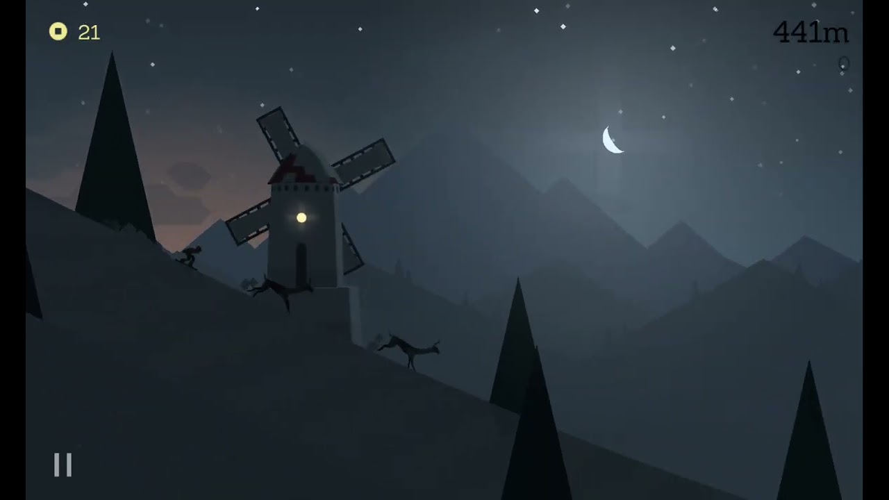 I was temporarily blind in this game: Altos adventure 