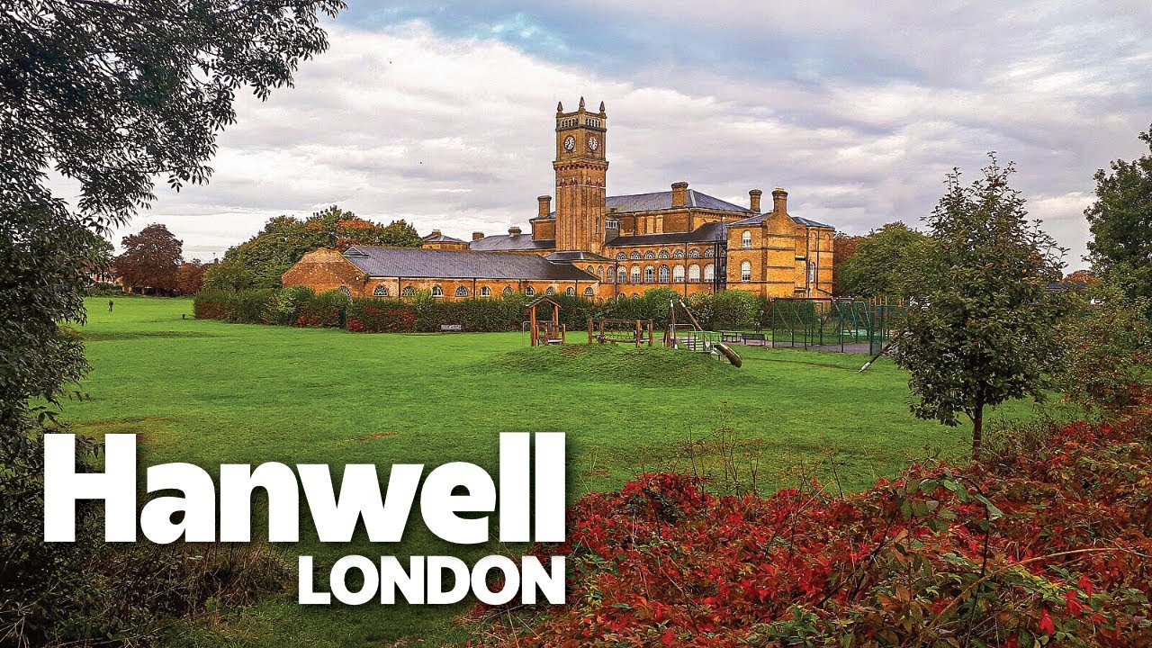 Hanwell: The Village in the City | Quiet Residential Streets in November | LONDON Walking Tour |4K|