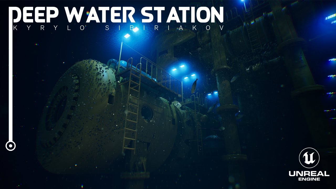 Deep Water Station Pack for Unreal Engine Marketplace #underwater #deepwaterhorizon #unrealengine