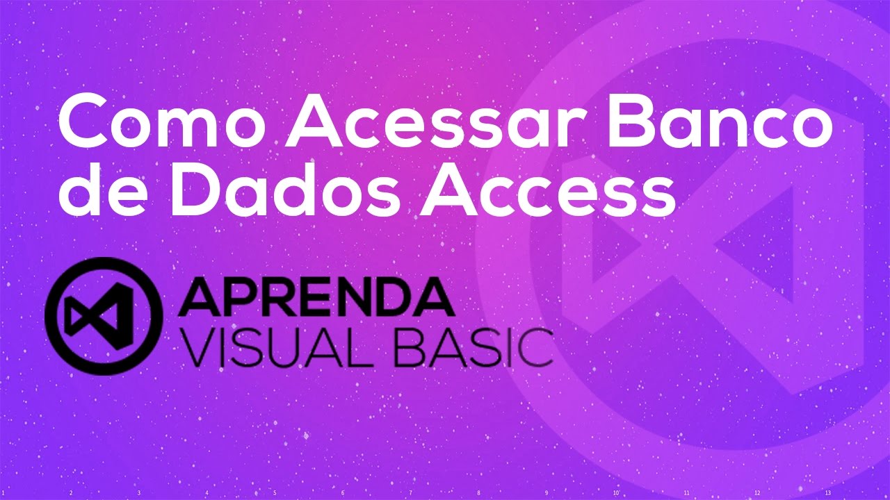 Visual Basic . net - Acessando Banco de Dados Access