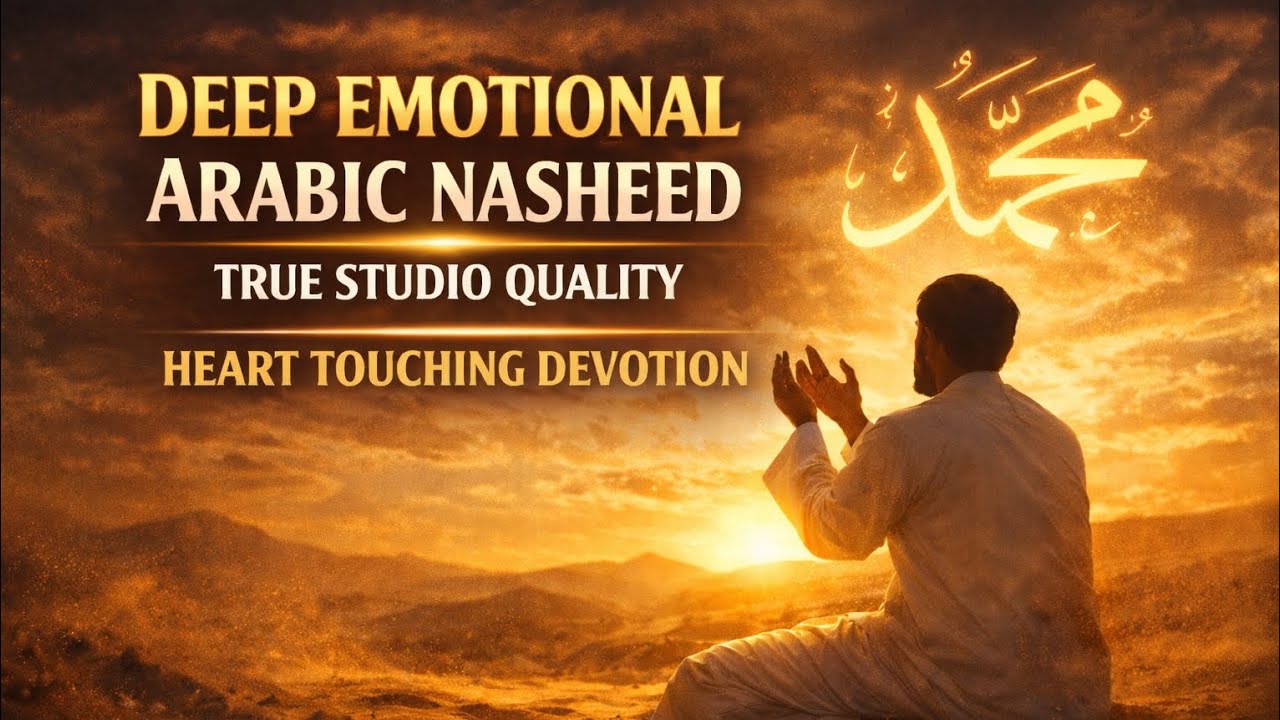 A deep emotional Arabic nasheed expressing devotion and gratitude to Muhammad ﷺ. |MUST WATCH| 😇🕋