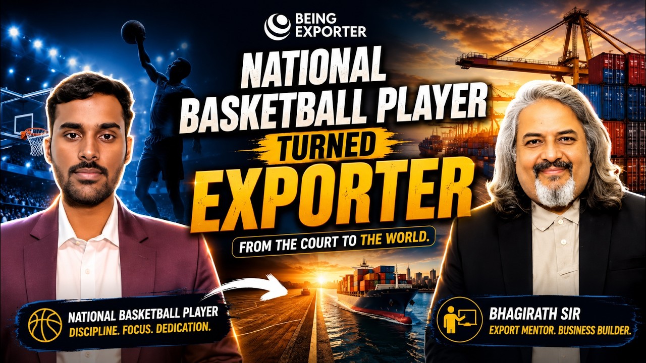National Basket ball Player Turned Exporter | Being Exporter | Bhagirath Goswami
