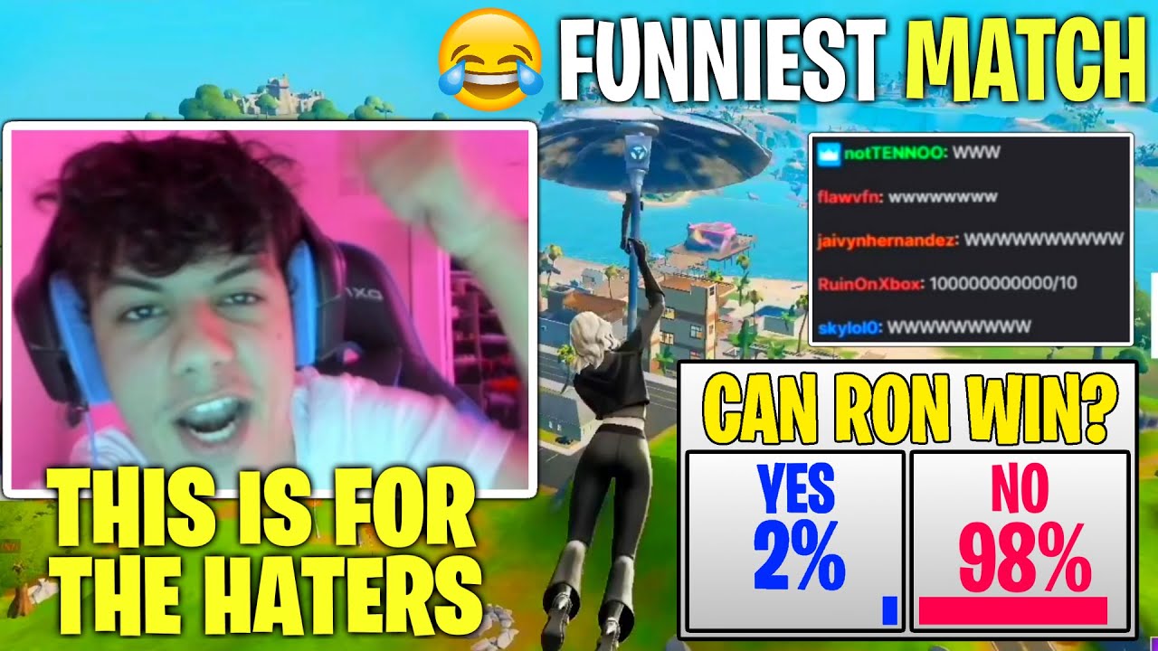 Ronaldo Finally *REVEALS* His SETUP and Tries To PROVE His HATERS WRONG! (Ron Stream Highlights)